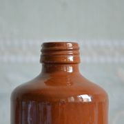 Bouteille en grès vernis