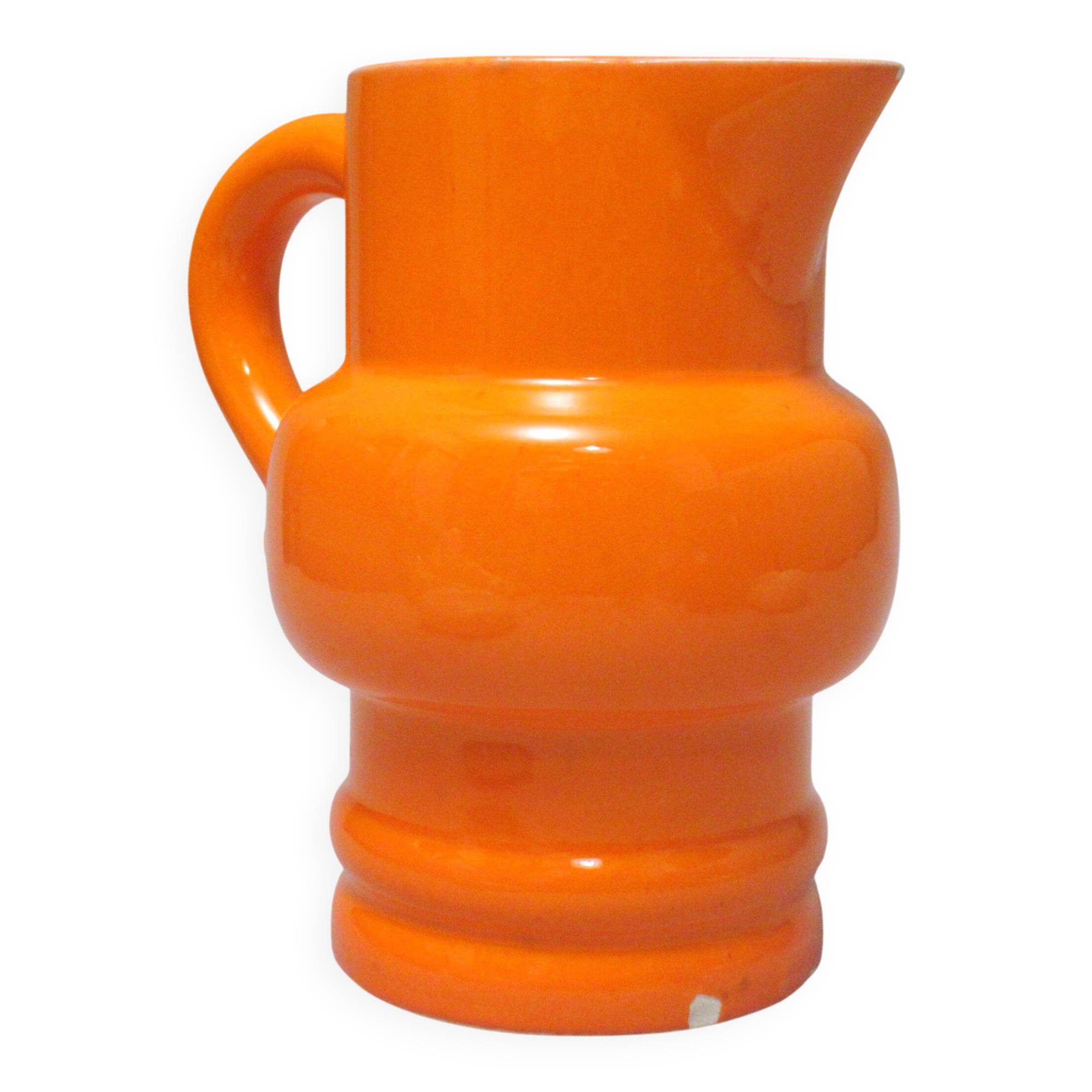 Pichet orange St Clément années 60