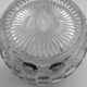 Biscuit, ice cube or candy pot, made of crystal and metal.
