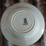 10 antique deep plates in ironstone