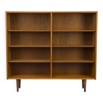 Bibliothèque danoise en teck de Carlo Jensen pour Hundevad & Co., années 1960