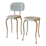 Ensemble chaise et tabouret enfant