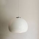 1970's Large White Ceiling Pendant