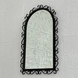 Vintage wrought iron mirror