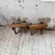 Paire de chevets muraux modernistes constructivistes