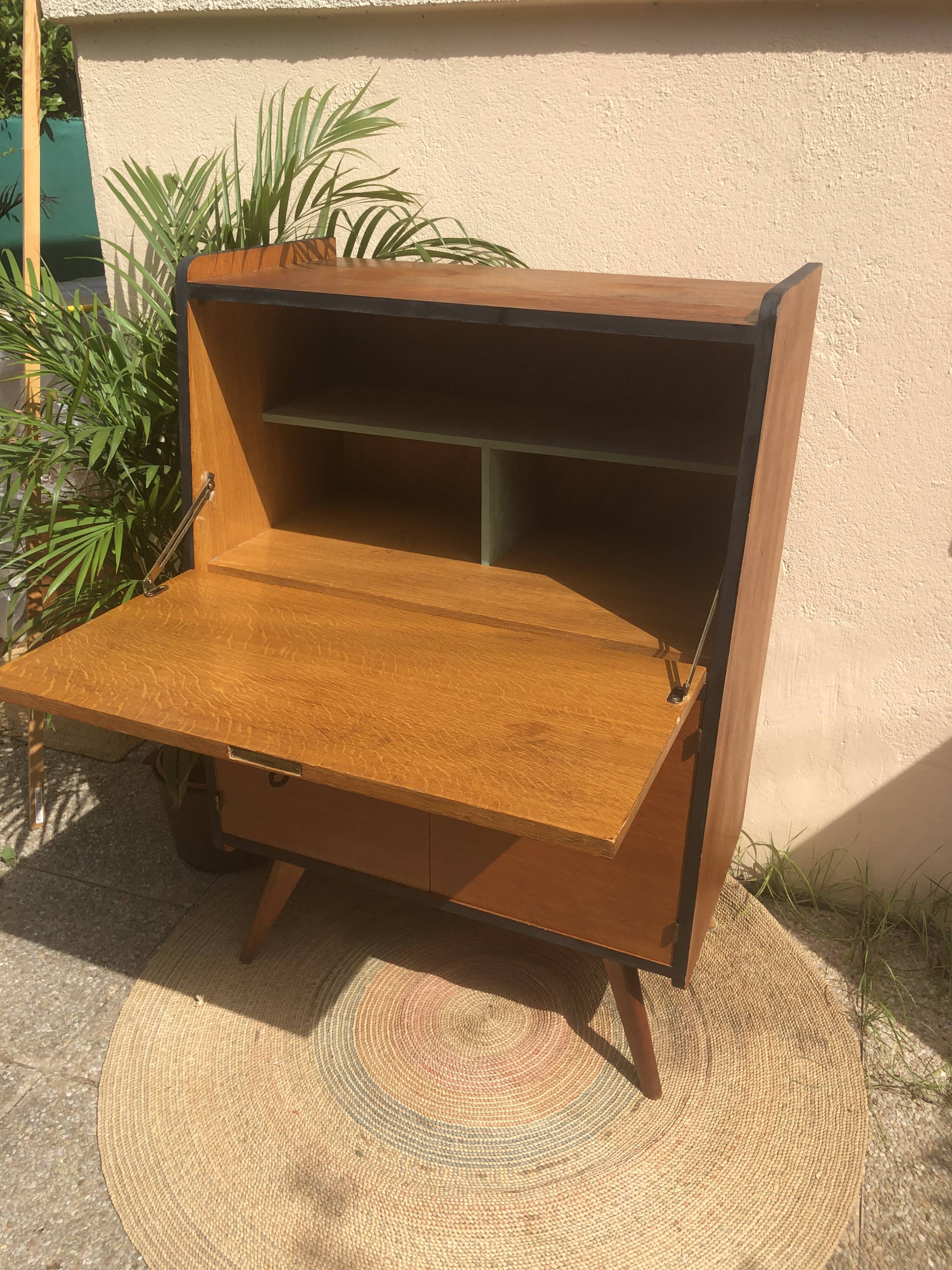 Scandinavian secretary compass feet