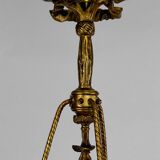 Louis XVI Neoclassical style chandelier in gilded bronze, France, Circa 1900