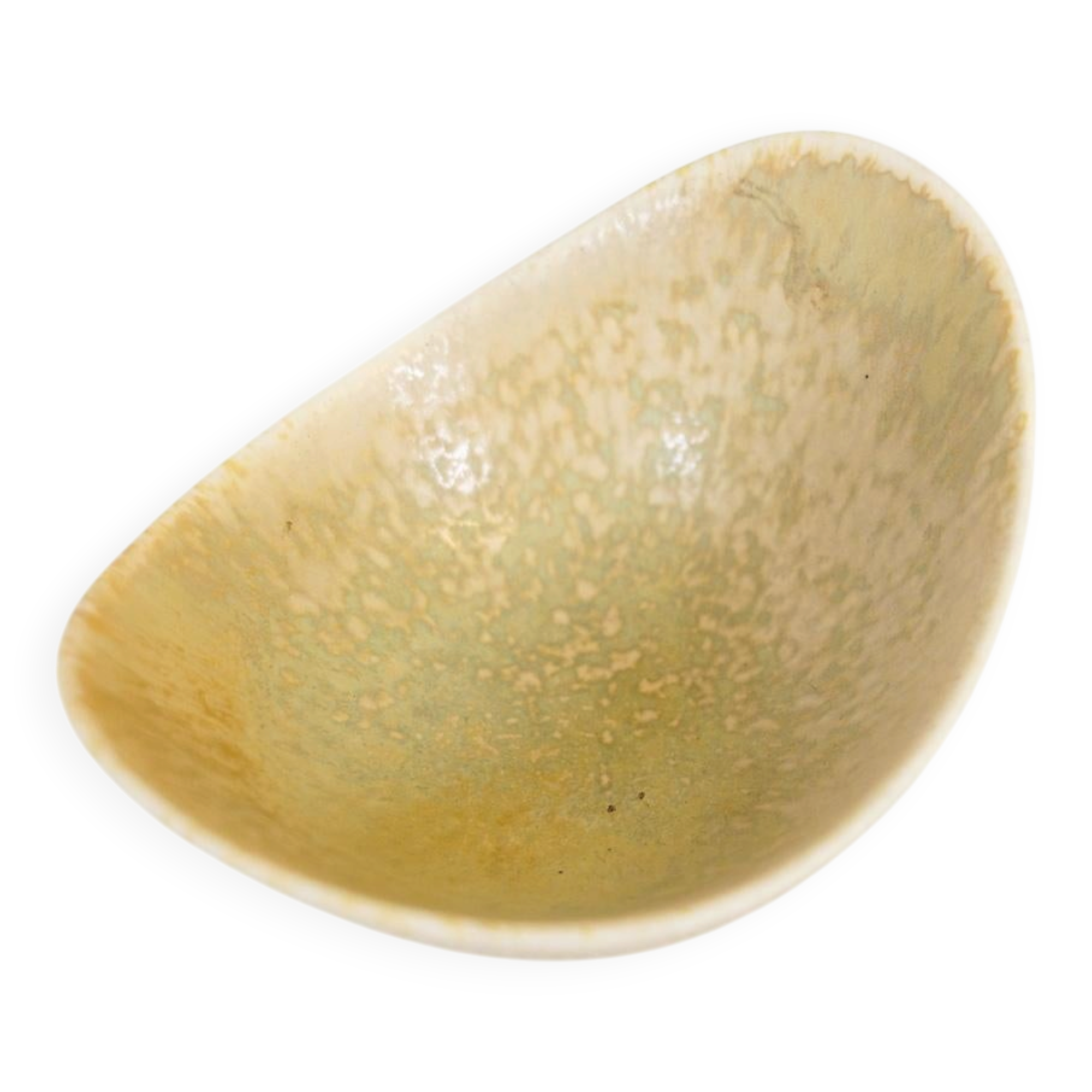 Mid-century modern ceramic set of 3 bowls by Gunnar Nylund, Rörstrand, Sweden.