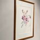Still life, flower throw, signed and dated 92