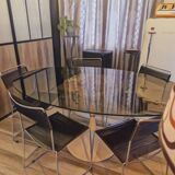 Set of 5 spaghetti chairs by giandomenico belotti for alias vintage 1980