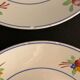 6 Gien dessert plates, Nice model, 1950