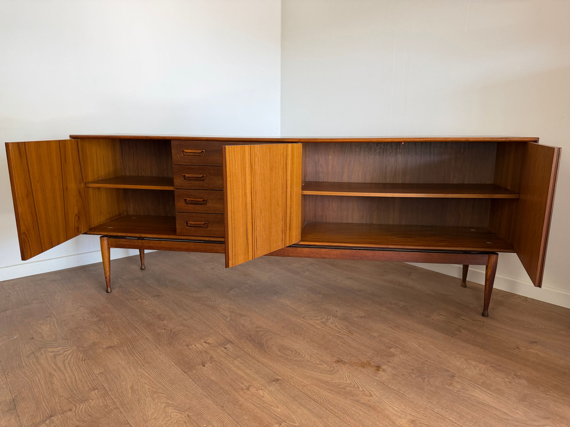 Superb Scandinavian teak sideboard from the 1960s.