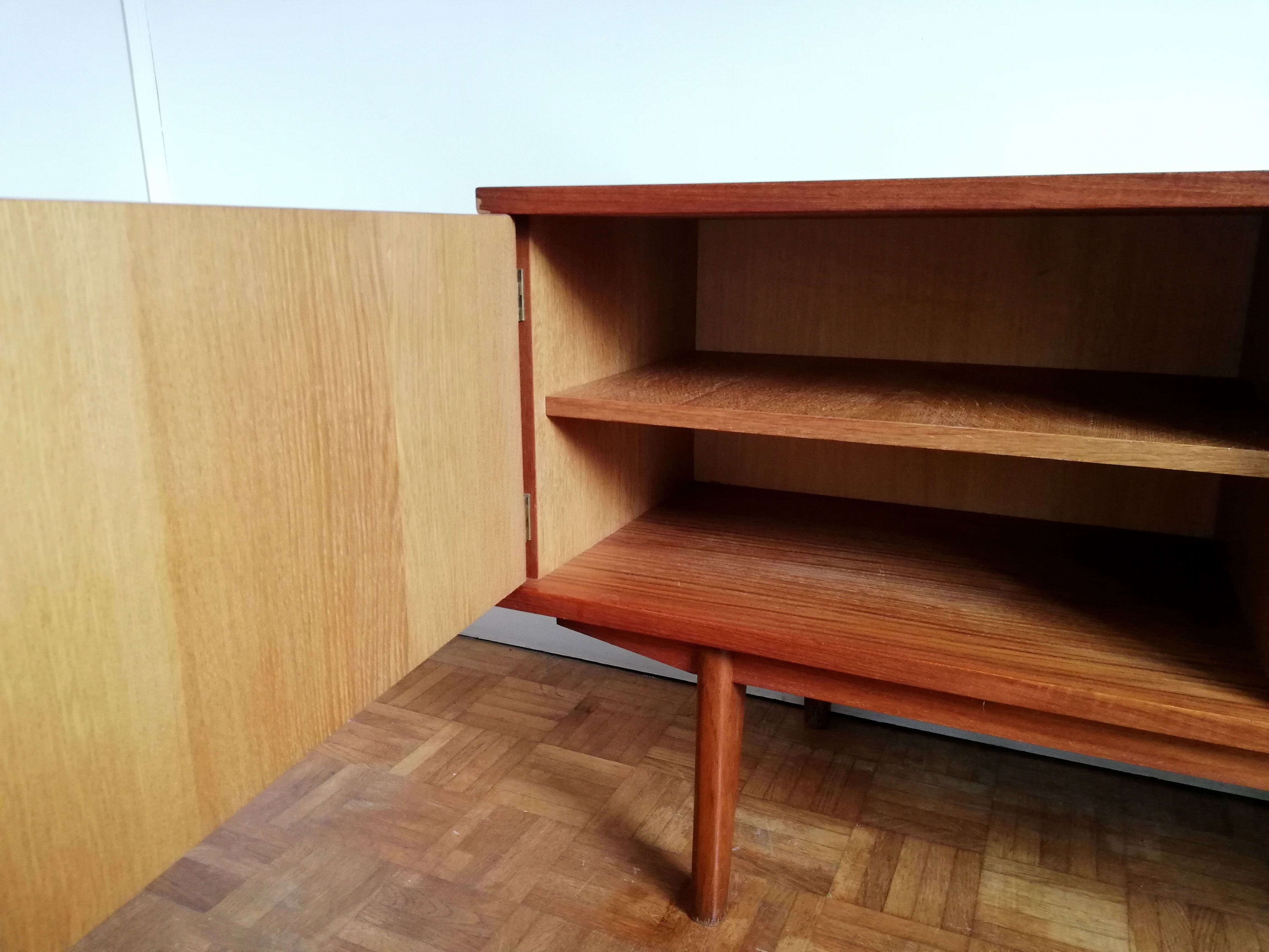 Enfilade furniture tv Scandinavian teak 60s