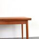 Table à manger extensible en teck danois des années 1960.