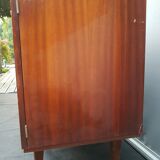 Mahogany, sycomore and brass sideboard, 1961