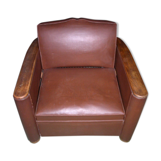 Fauteuil vintage années 40, convertible lit