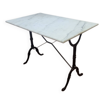 Marble top bistro table