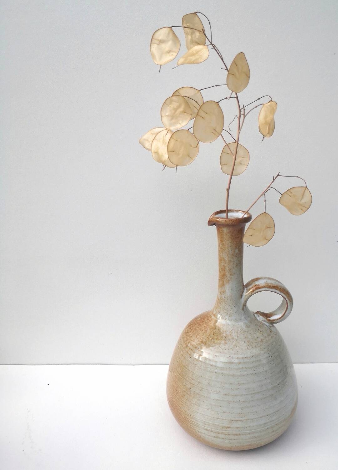Carafe, vintage stoneware pitcher