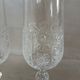 2 antique champagne flutes