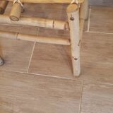 Low Vietnamese bamboo stool