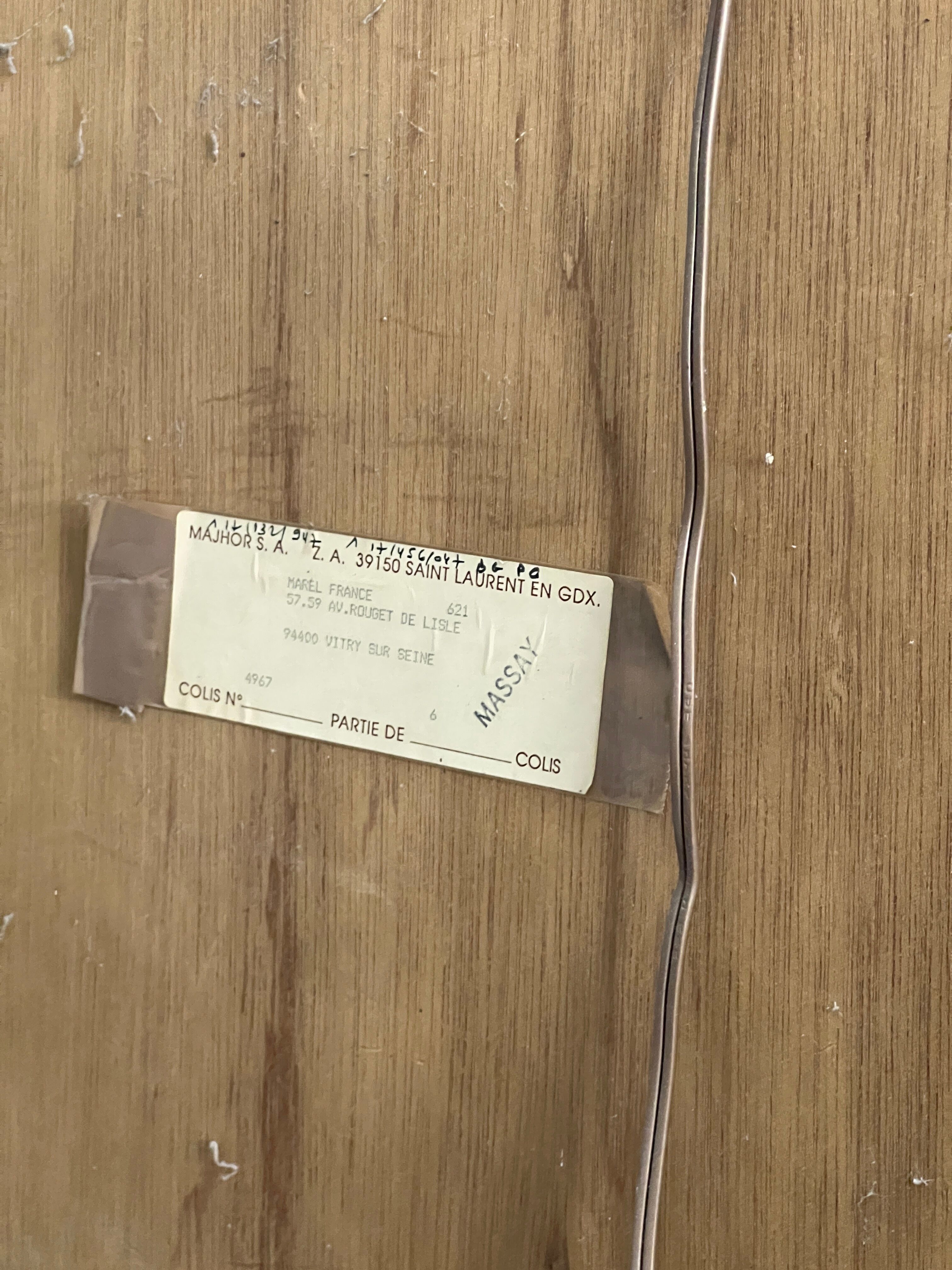 Artisanal Comtoise oak clock