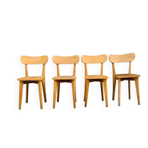 ensemble de 4 chaises - bistrot