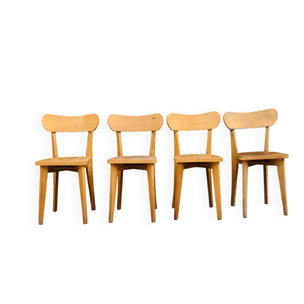 Ensemble de 4 chaises bistrot