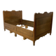 Lit vintage 1950 bois massif
