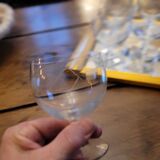 Cut-out balloon glasses — 1960s