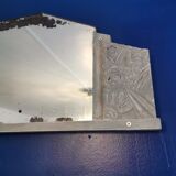 Ancient art deco mirror  137x41cm