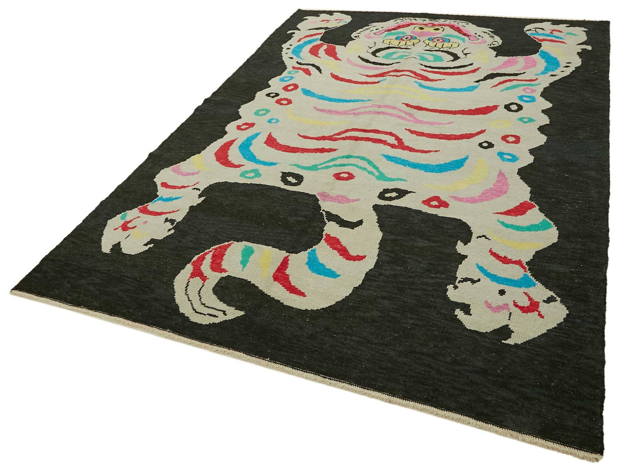Turkish Handknotted Wool Tiger Rug  208 cm x 310 cm