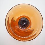 Biot amber wine glass