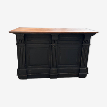 Counter early 20th century black patina