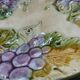 Slipware plates with vine decoration.