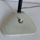 Lampe de bureau en métal laqué écru et doré, 1950