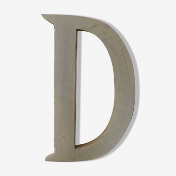 Wooden letter