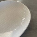 Gien white herringbone dish