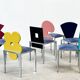Set of 6 postmodern dining chairs by Salvati e Tresoldi for Omaggi / Saporiti