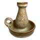 Bougeoir céramique beige moucheté