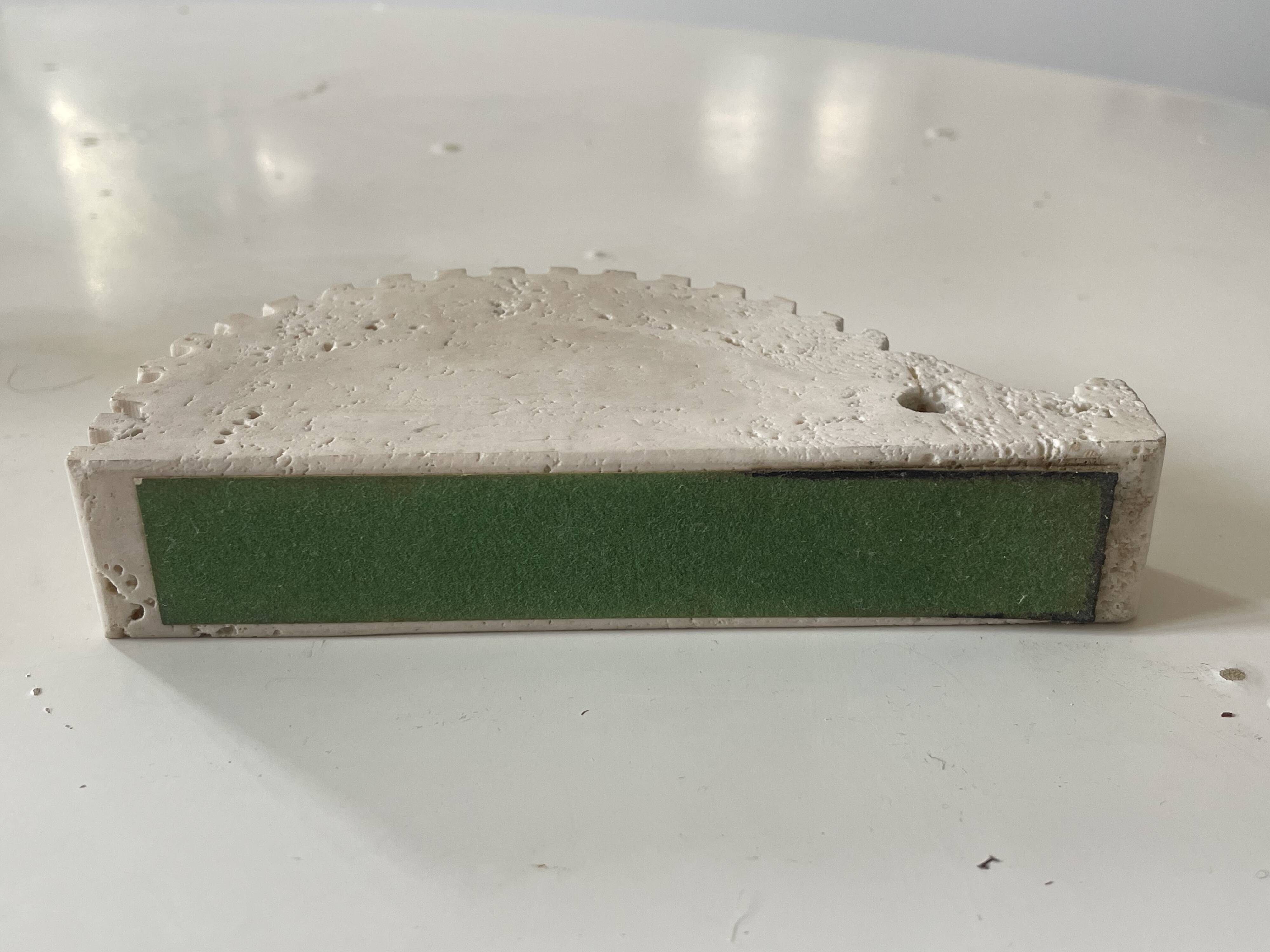 Rare Porcupine in travertine, Fratelli Manelli 1970