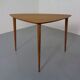 Mid-Century Triangular Teak Side Table, 1960s