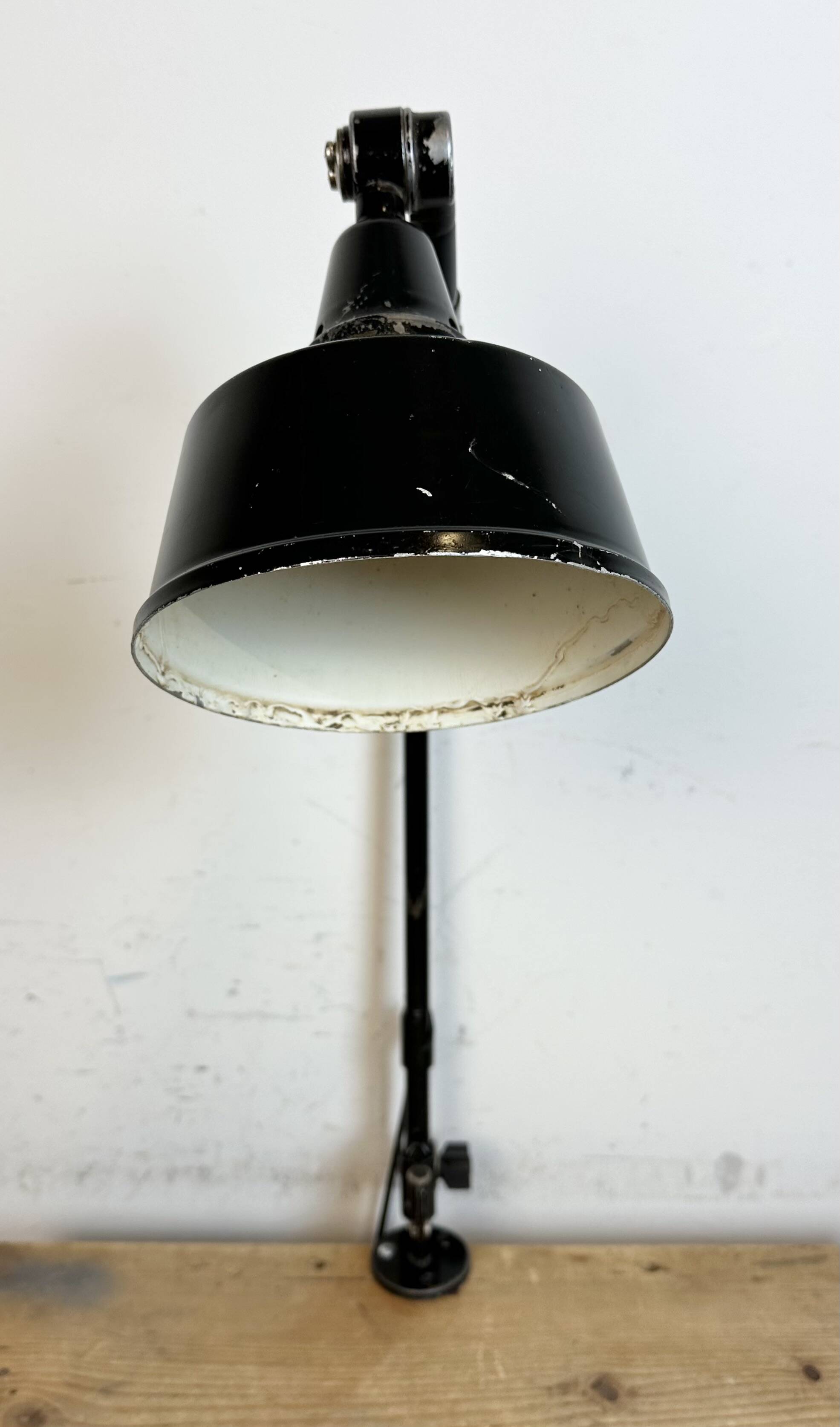 Industrial ddrp desk or wall lamp by curt fischer for midgard, 1930s