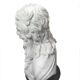 Marble bust of a woman, 20th century