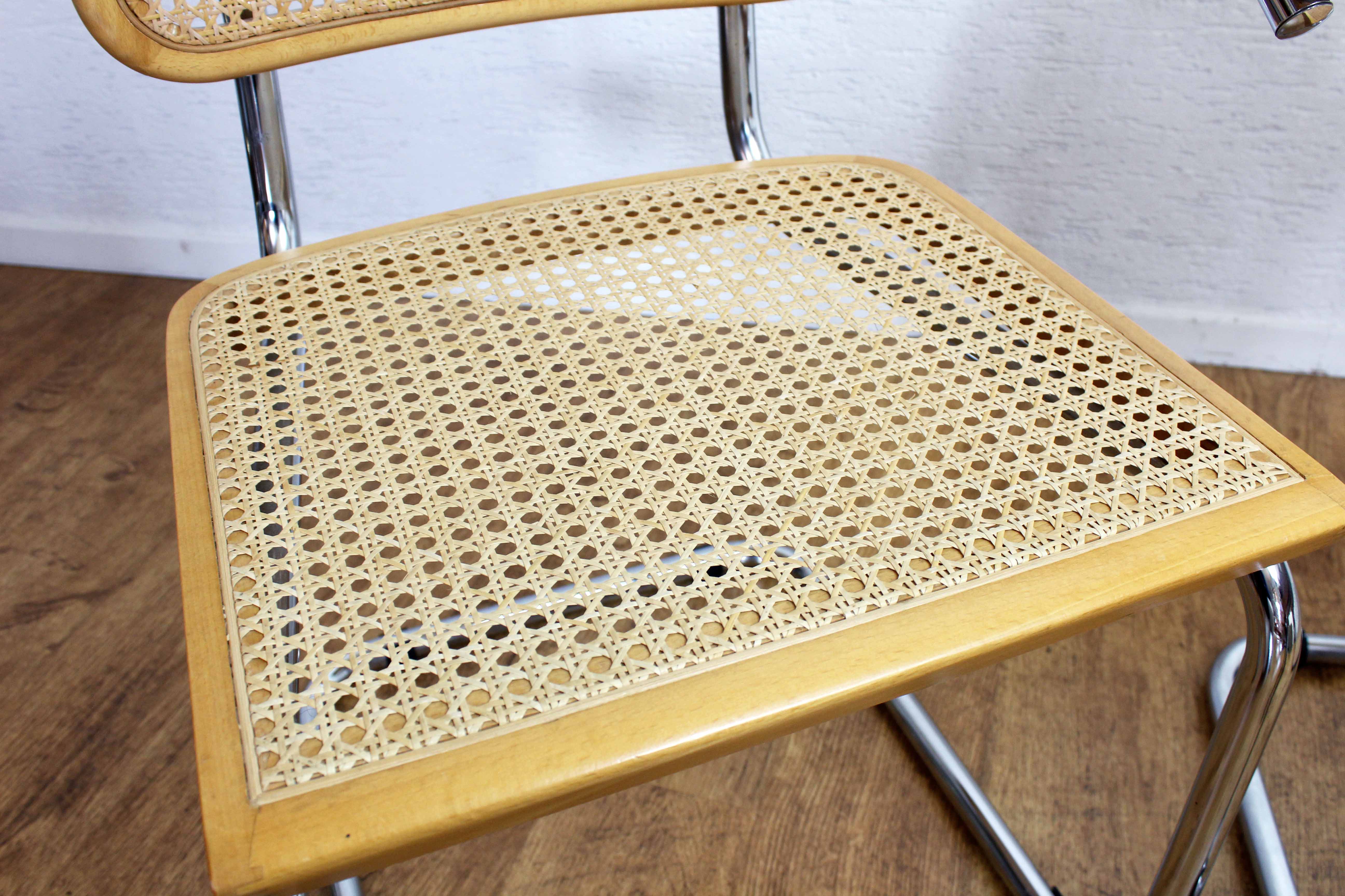 Pair of Marcel Breuer B64 chairs