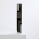 Art Deco vase in black green opaline glass Anatole Riecke 1939