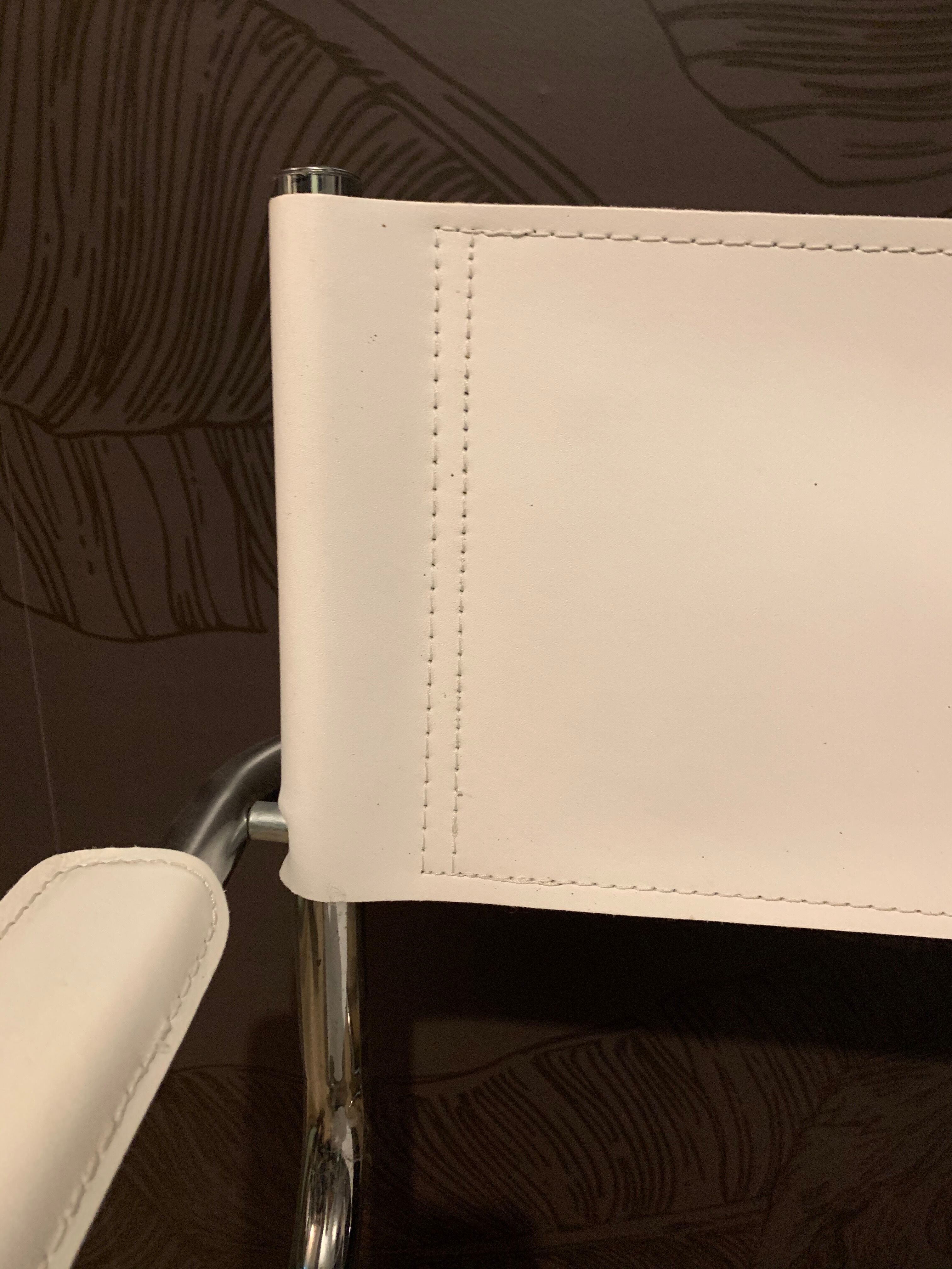 White office armchair