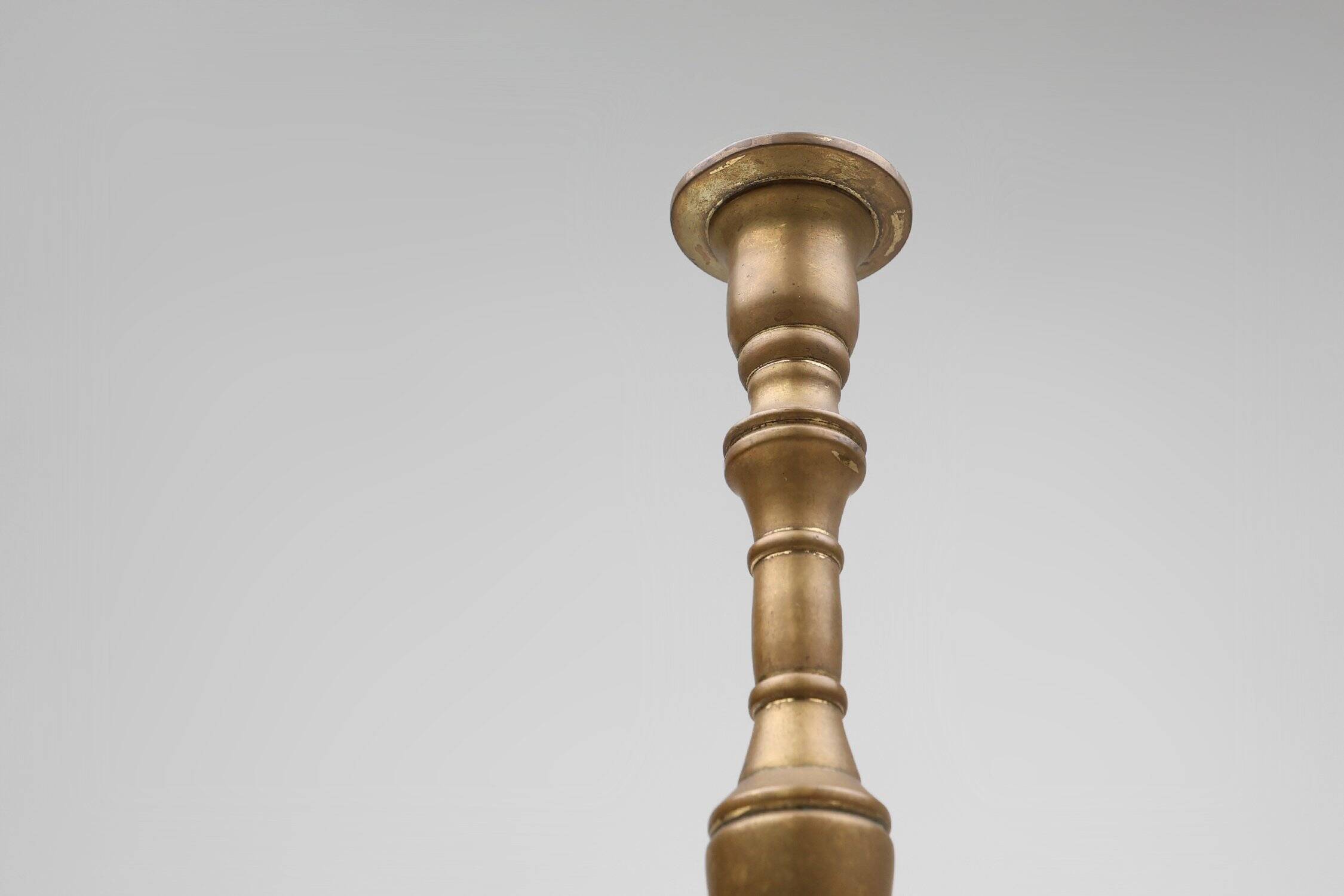 Antique French Candlestick in Bronze, 1890s