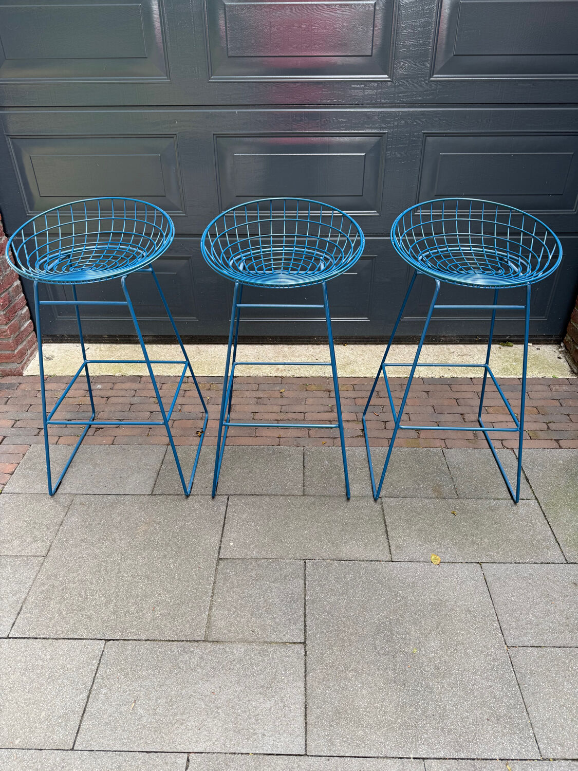 Set of 3 Pastoe bar chairs