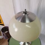 LUM vintage chrome mushroom design lamp