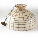 Giant mother-of-pearl mica pendant light